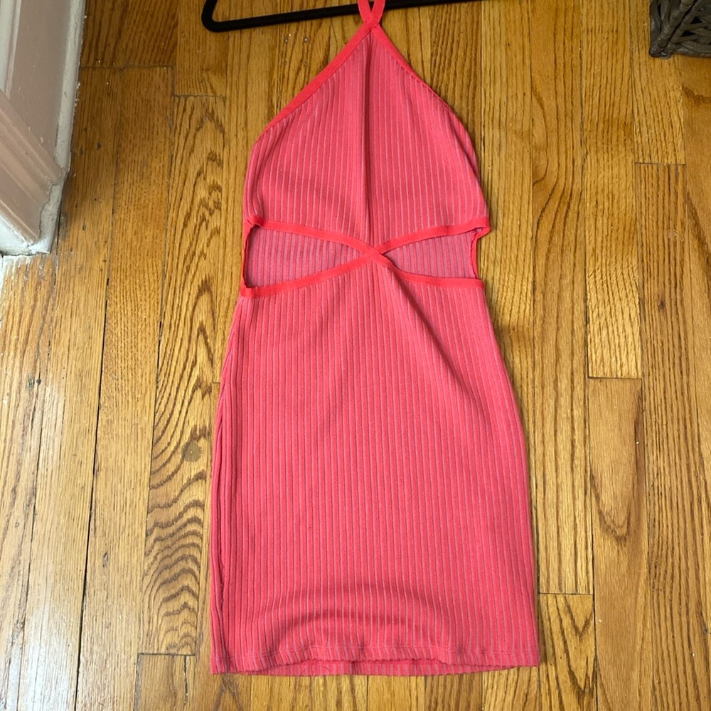 Pink cutout Zara dress